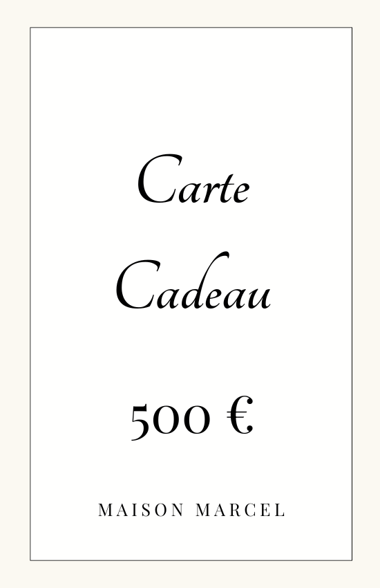 🎁 Carte Cadeau Maison Marcel