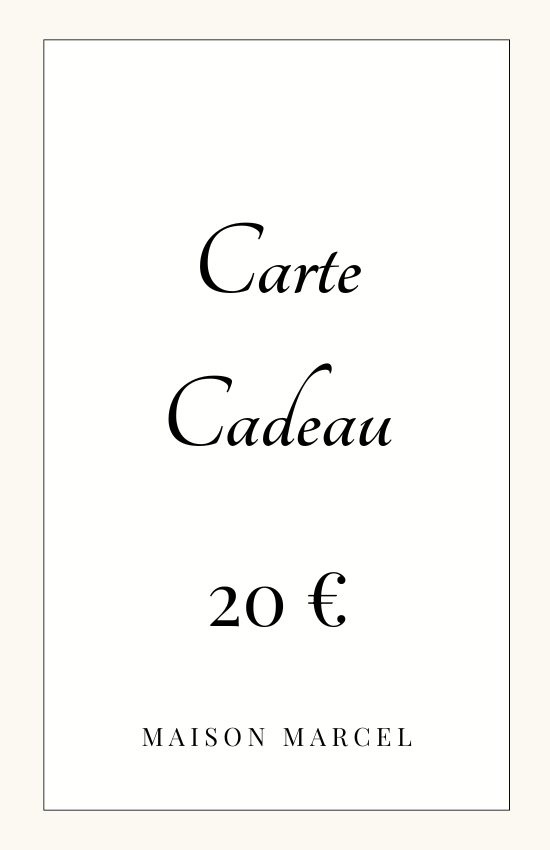 🎁 Carte Cadeau Maison Marcel