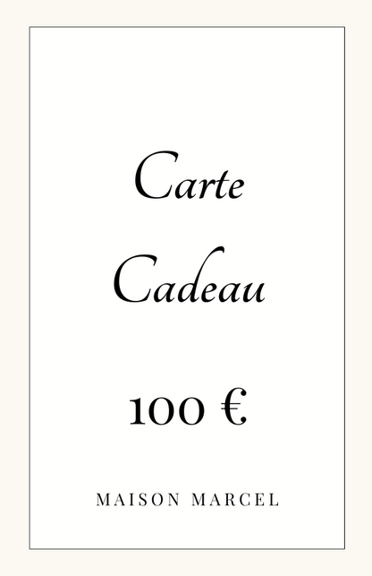 🎁 Carte Cadeau Maison Marcel